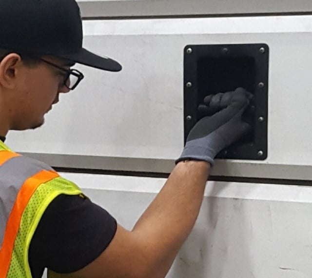 Safety Alert Opening Dock Doors